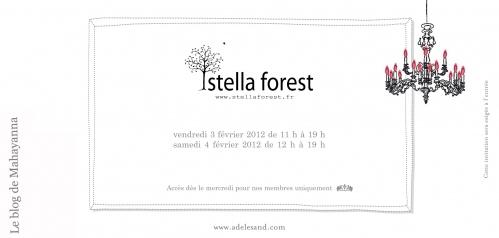 Invitation vente privée Stella Forest