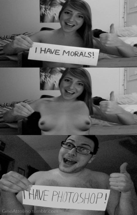 Et oui… Il y a Photoshop…! Humour avec et sans photoshop (avec seins et sans seins)