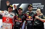 Sebastian Vettel, Jenson Button, Mark Webber, Red Bull, McLaren, 2011 Singapore Formula 1 Grand Prix, Formula 1