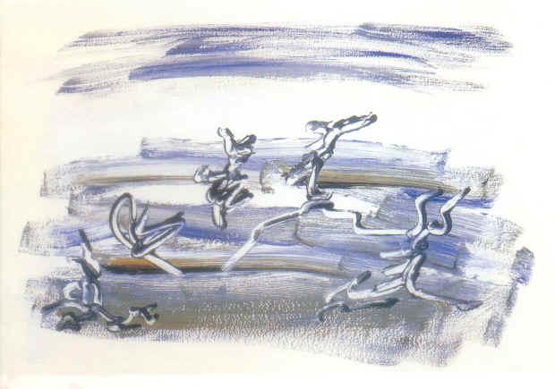 Henri Michaux, dessinateur,  aquarelliste . . .  et aussi,  bien sur,  écrivain