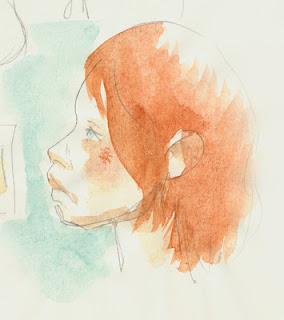 La fille aux cheveux roux