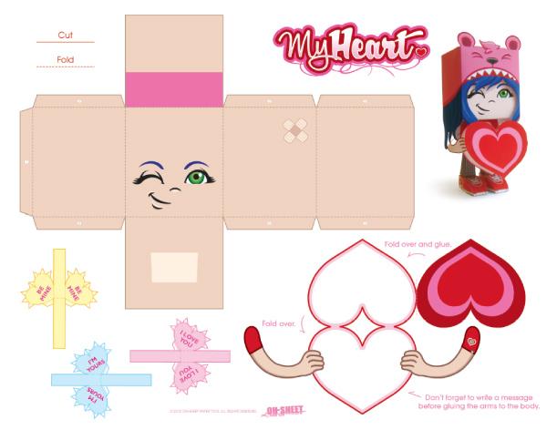 Papertoy ‘My Heart’ de ABZ (x2)