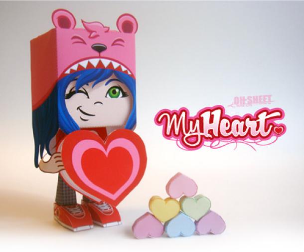 Papertoy ‘My Heart’ de ABZ (x2)