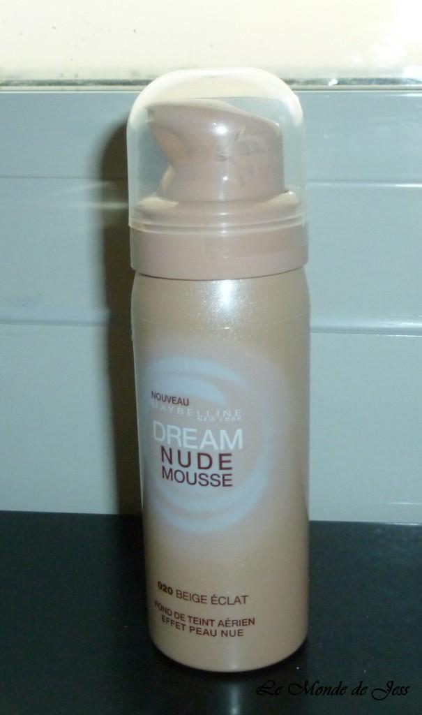 Review : Fond de teint Dream Nude Mousse de Gemey Maybelline