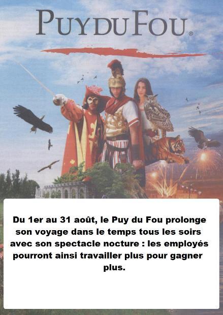 Puy du fou CULTURE FAUSSE PUB