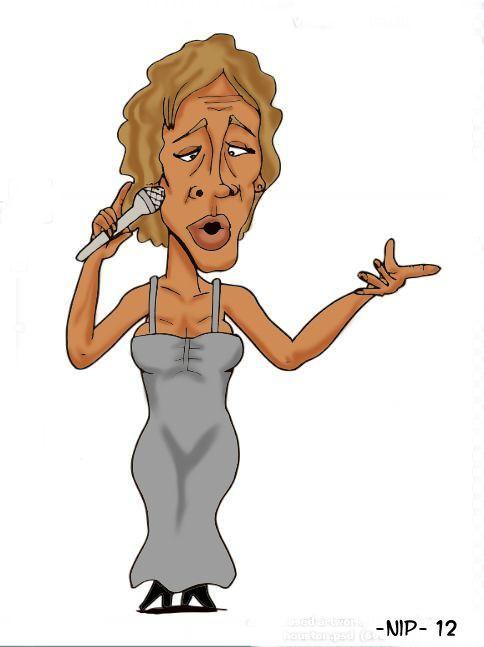 Caricature de Whitney Houston houstonvector