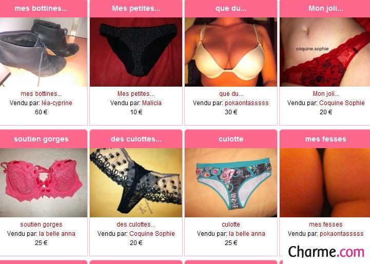 Des culottes sales a vendre!