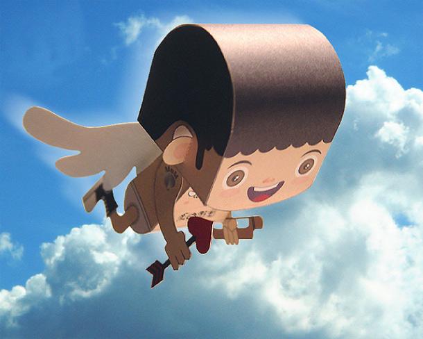 Blog_Paper_Toy_papertoy_Cupid_pic Papertoy ‘Cupid’ de Macula Art