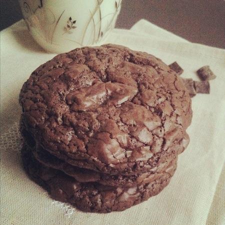 How to deal with stress or my Triple Chocolate Cookies