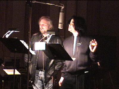 Barry Gibb & Michael Jackson Hebergeur d'image