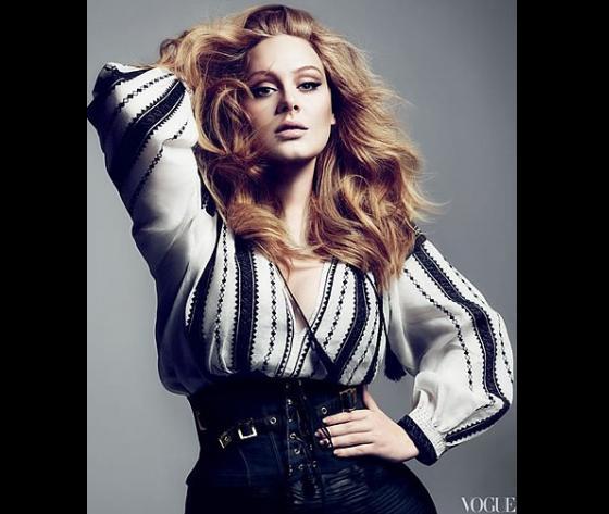 Photos d'Adele pour le magazine us Vogue