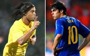Liste du Brésil pour le match amical face à la Bosnie: Ronaldinho In,Kaka Out