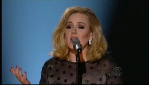 La performance d'Adele aux Grammy Awards 2012 : époustouflante !