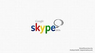 alternative logo marque by graham smith skype-google talk