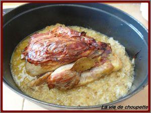 PINTADEAU EN CHEMISE DE LARD ET SA CHOUCROUTE 021