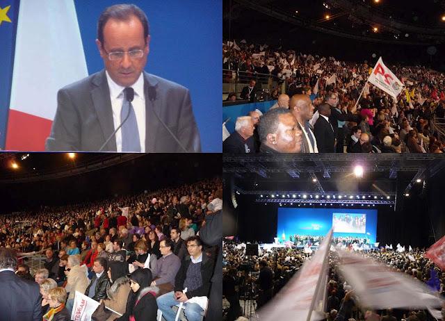 François Hollande à Rouen : acclamé par 10 000 personnes François Hollande à Rouen : acclamé par 10 000 personnes