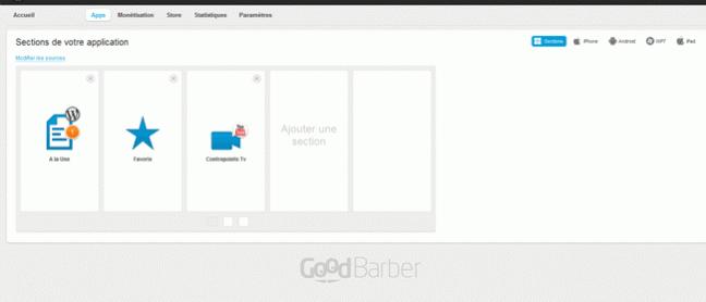 Applications smartphone Contrepoints : une belle réalisation de GoodBarber