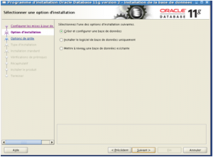 Installation d’Oracle 11G sur une plateforme RedHat