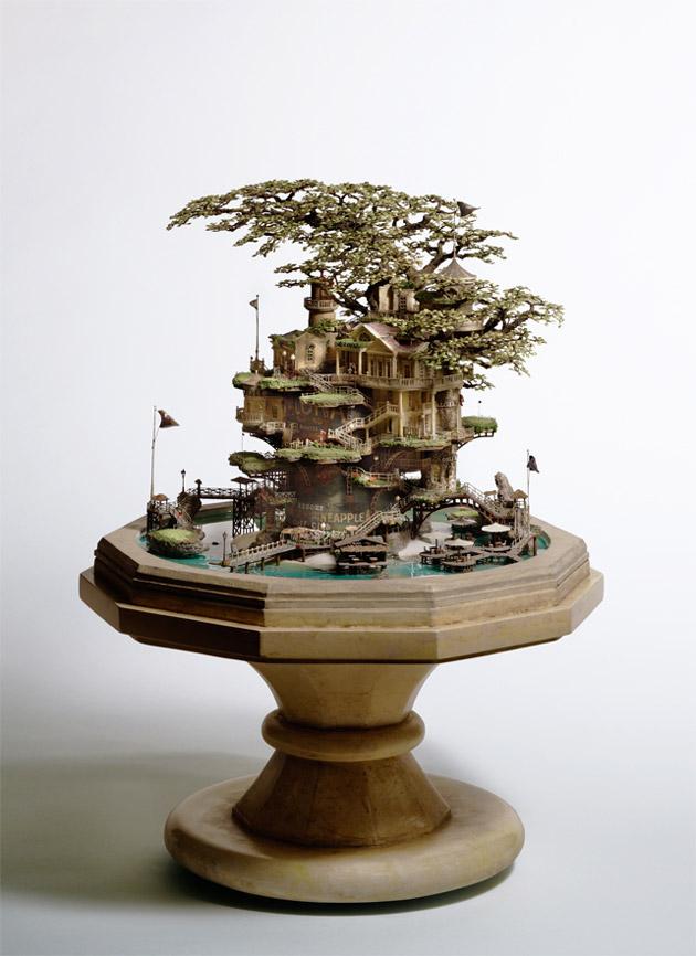 Bonsai_chateau_2 Lorsque les bonsaïs se transforment en châteaux
