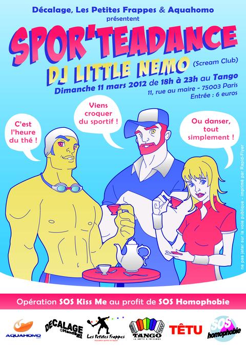 SPOR'TEA DANCE : un tea-dance et un show d'AQUAHOMO-Danse au Tango avec plein de jolis sportifs ! SPOR'TEA DANCE : un tea-dance et un show d'AQUAHOMO-Danse au Tango avec plein de jolis sportifs !