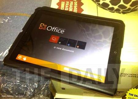 officeipad Microsoft office pour iPad bientôt disponible?
