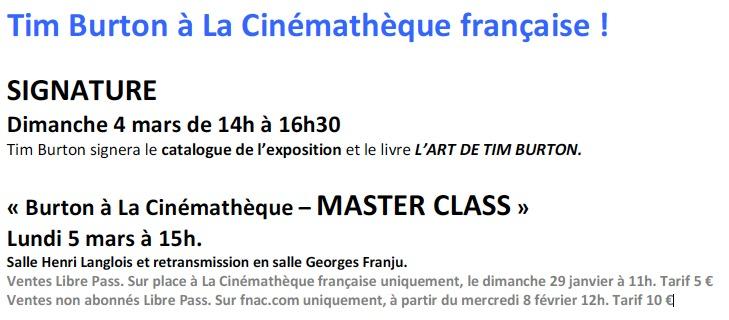 RDV à la Cinémathèque Française pour l’exposition Tim Burton !