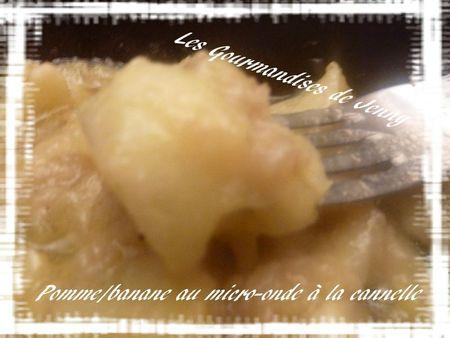 Pomme/banane au micro-onde à la cannelle pomme banane au micro onde a la cannelle1