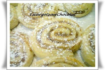 Escargots au chocolat Photo0284