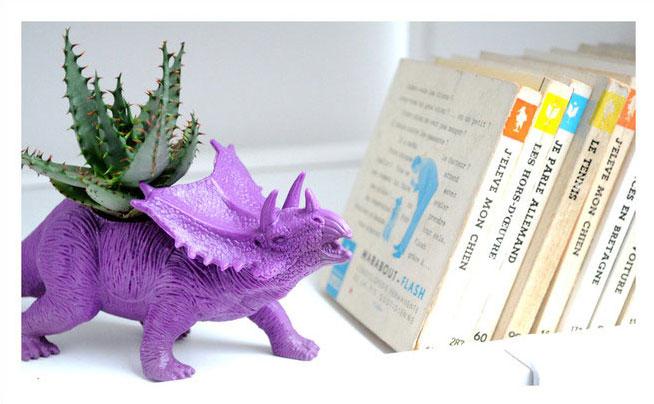 Dino’Plant, des petits vases en forme de dinosaures