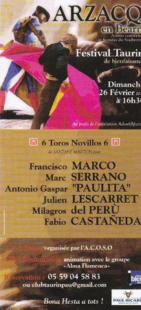 ARZACQ / LES TOROS SONT ARRIVES ! Arzacq