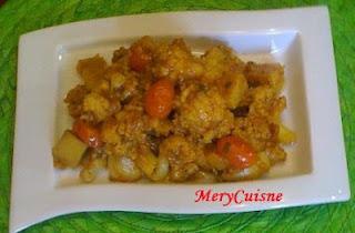 Aloo gobhi : curry de chou-fleur et pommes de terre