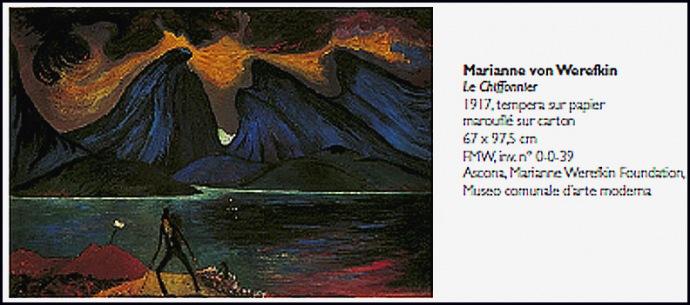 von werefkin le chiffonnier 1917 Expressionnisme à la Pinacothèque