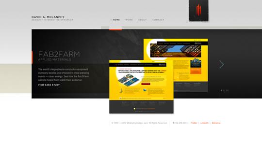 Les fameux Slideshows et sliders web : 30 exemples inspirants slideshow14