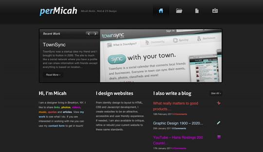 Les fameux Slideshows et sliders web : 30 exemples inspirants slideshow01