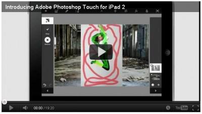 News : Adobe Photoshop Touch disponible sur iPad