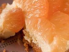 Tarte pamplemousses Floride façon cheesecake