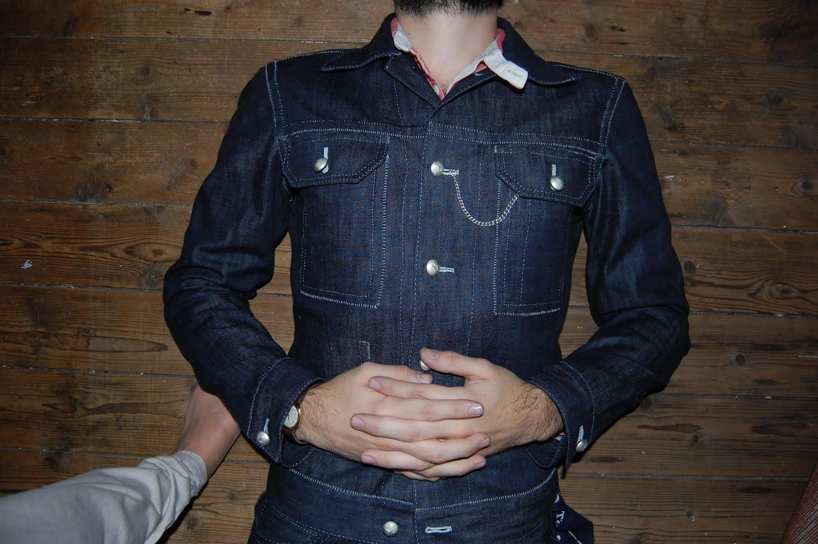 COMPLETELY HAND-STICHED SELVEDGE DENIM JACKET