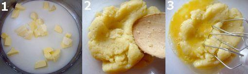 Chouquettes montage 1 chou