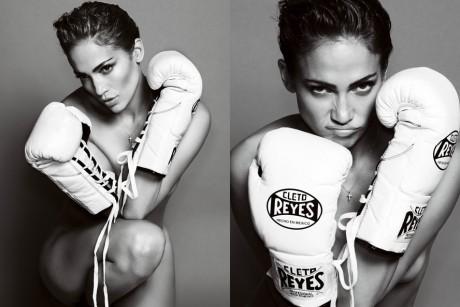 Jennifer Lopez déguisée en boxeuse pour V Magazine