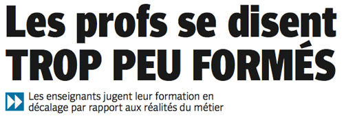 90% des personnes que je connais qui étudient pour devenir profs... 90% des personnes que je connais qui étudient pour devenir profs...