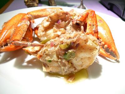 Butter, black pepper crabs – Crabes au beurre et au poivre noir