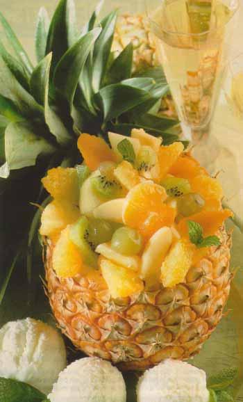 Exotique d’ananas en surprise, glace coco