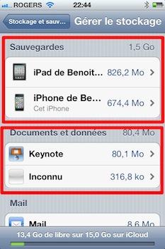 icloud-stockage icloud stockage iCloud iPhone iPad: comment gérer efficacement les 5 Gigas d’espace gratuit
