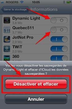icloud-activation-desactivation icloud activation desactivation iCloud iPhone iPad: comment gérer efficacement les 5 Gigas d’espace gratuit