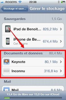 icloud-documents-donnees icloud documents donnees iCloud iPhone iPad: comment gérer efficacement les 5 Gigas d’espace gratuit