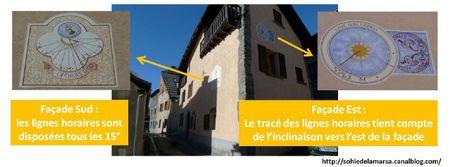 J'ai testé... Dur labeur de lire l'heure ? : des cadrans solaires Blog cadran solaire la salle vieux village serre-chevalier lignes horaires