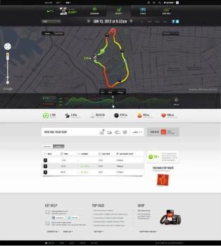 Nike+ 2.0 - Carte Nike annonce la refonte du portail NikeRunning.com