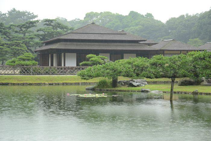 En attendant le soleil ... au Ritsurin koen de Takamatsu 3 juillet Takamatsu Ritsurin 271