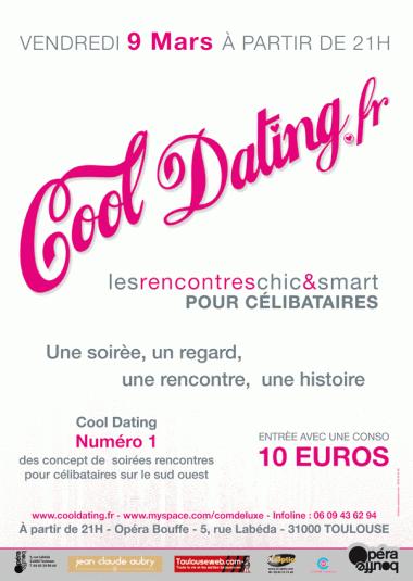 Soirée avec Cool Dating.fr - Rencontres chic & smart pour célibataire le 09 Mars 2012
