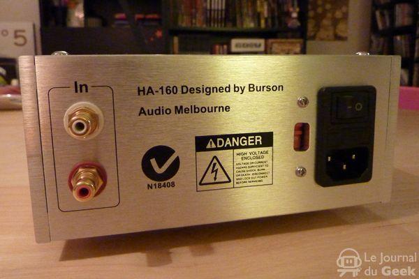 Burson HA160 002 Test : Ampli casque Burson Audio HA 160